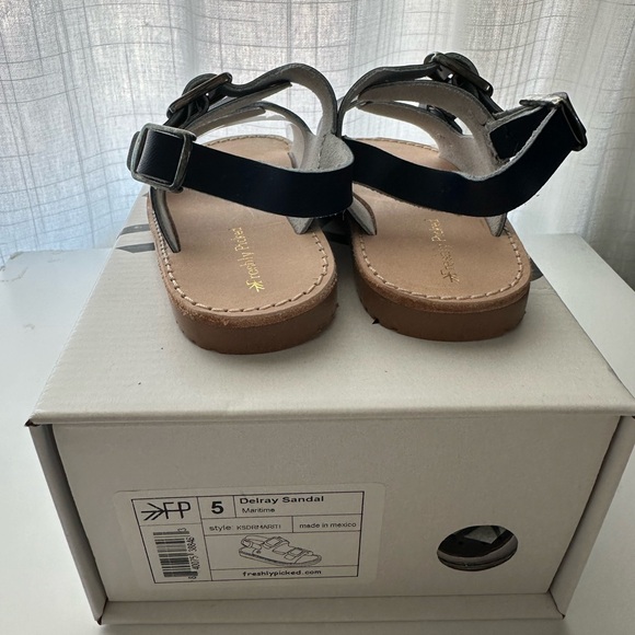 Freshly Picked Toddlers Maritime Delray Sandals NWT - Picture 4 of 5